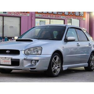 2003 Subaru Impreza Sports Wagon silver gasoline used car Japan export