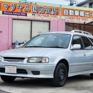2000 Toyota Sprinter Carib silver gasoline used car Japan export