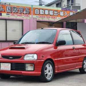 1995 Daihatsu Mira red gasoline used car Japan export