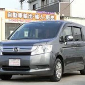 2011 Honda Stepwagon gray gasoline used car Japan export