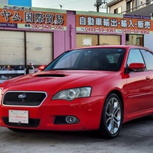 2006 Subaru Legacy B4 red gasoline used car Japan export