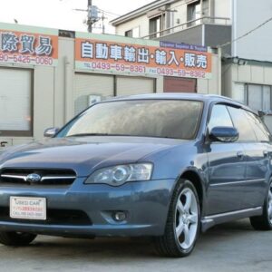 2004 Subaru Legacy Touring Wagon blue gasoline used car Japan export