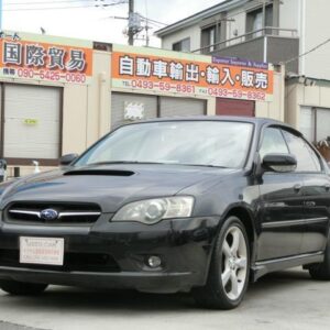 2004 Subaru Legacy B4 black gasoline used car Japan export