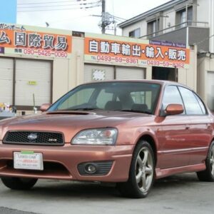 2002 Subaru Legacy B4 orange gasoline used car Japan export