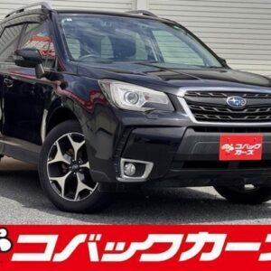 2016 Subaru Forester black gasoline used car Japan export