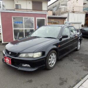 1997 Honda Accord black gasoline used car Japan export