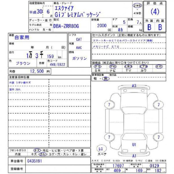 Ref:AUX-18041166 TOYOTA ESQUIRE 2018 - Image 11