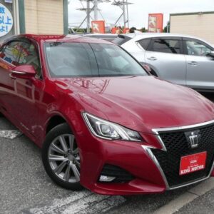 2017 Toyota Crown red gasoline used car Japan export