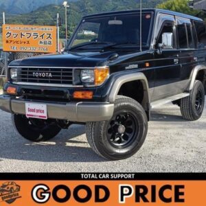 1996 Toyota Land Cruiser Prado black diesel used car Japan export