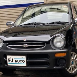1996 Mazda Autozam Carol black gasoline used car Japan export
