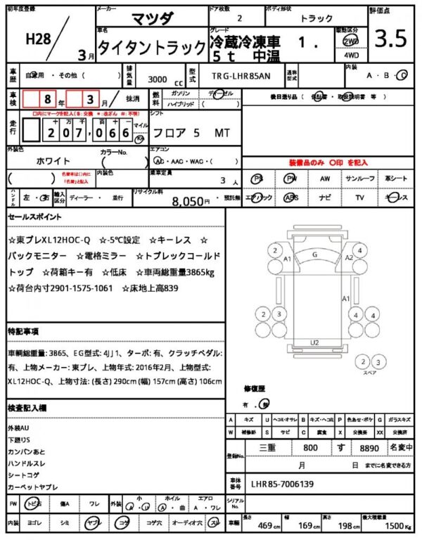 Ref:AUX-18214224 MAZDA TITAN TRUCK 2016 - Image 21