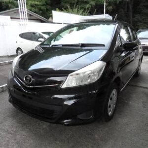 2011 Toyota Vitz black gasoline used car Japan export