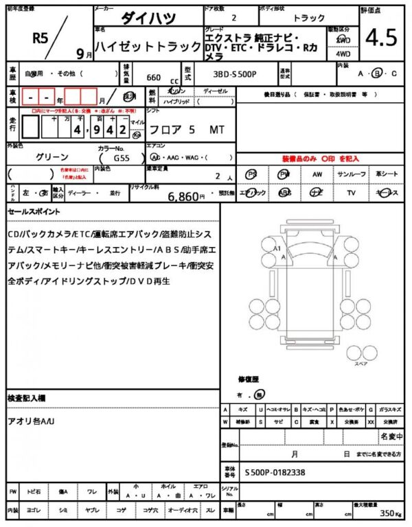Ref:AUX-18326867 DAIHATSU HIJET TRUCK 2023 - Image 20