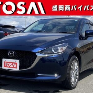 2019 Mazda Mazda2 blue gasoline used car Japan export