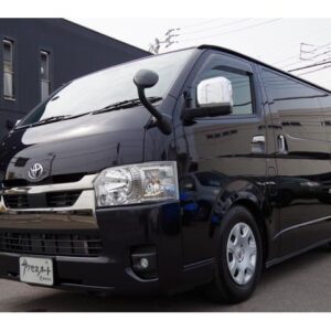 2024 Toyota Hiace Van purple diesel used car Japan export