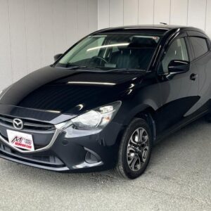 2016 Mazda Demio black gasoline used car Japan export