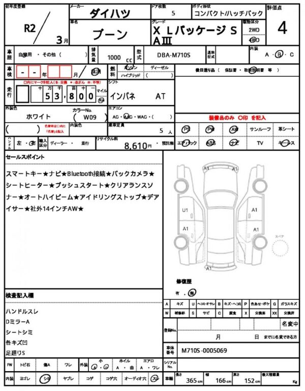 Ref:AUX-18437571 DAIHATSU BOON 2020 - Image 21
