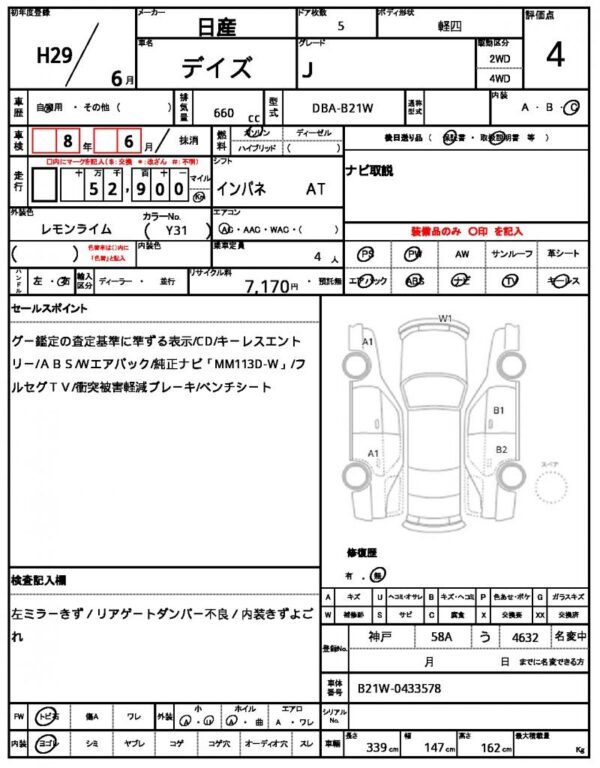 Ref:AUX-18459198 NISSAN DAYZ 2017 - Image 21
