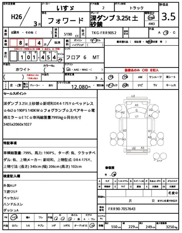 Ref:AUX-18467091 ISUZU FORWARD 2014 - Image 21