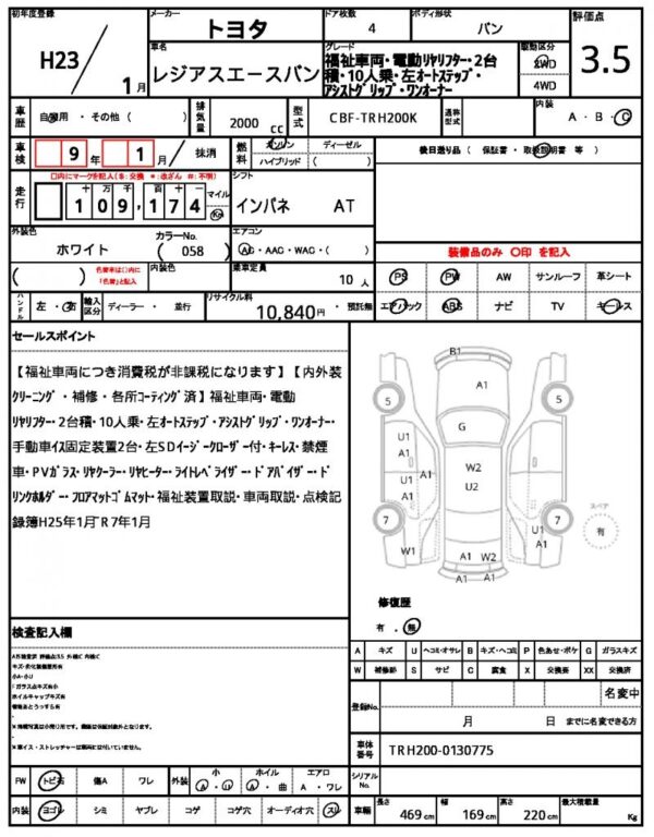 Ref:AUX-18488602 TOYOTA REGIUS ACE VAN 2011 - Image 21