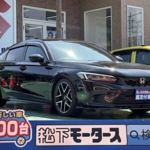 2023 Honda Civic black gasoline used car Japan export