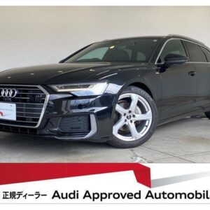 2021 Audi A6 Avant black hybrid used car Japan export