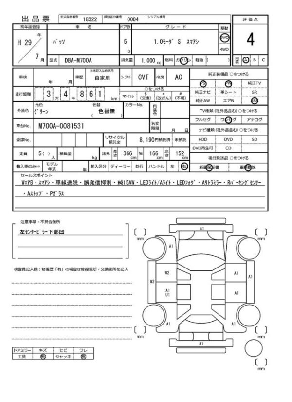 Ref:AUX-18511157 TOYOTA PASSO 2017 - Image 21
