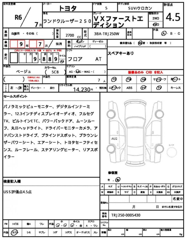 Ref:AUX-18522764 TOYOTA LAND CRUISER 250 2024 - Image 7