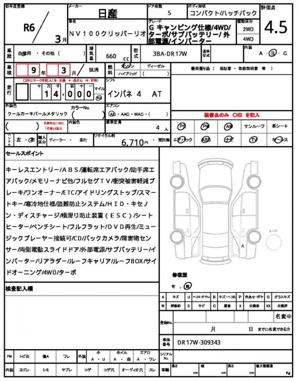 Ref:AUX-18600083 NISSAN NV100CLIPPER RIO 2024 - Image 21