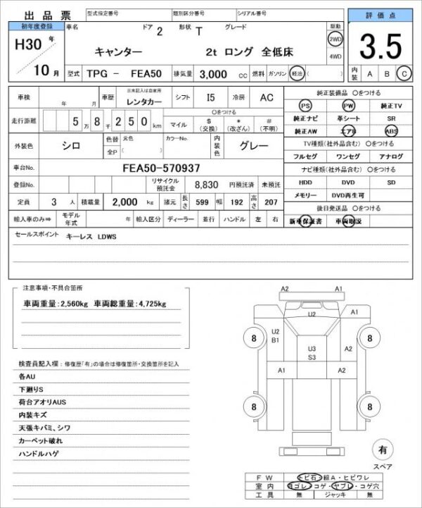 Ref:AUX-18609694 MITSUBISHI FUSO CANTER 2018 - Image 21