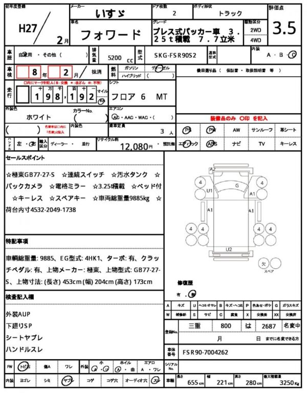 Ref:AUX-18696613 ISUZU FORWARD 2015 - Image 21