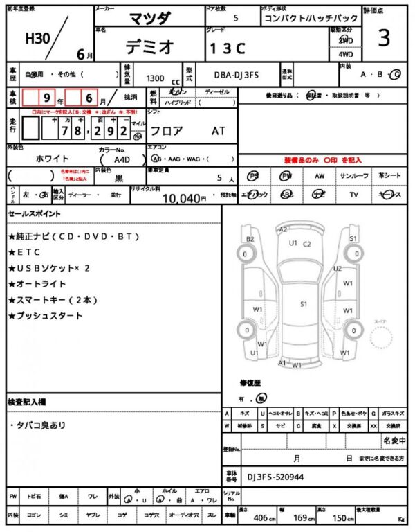 Ref:AUX-18786640 MAZDA DEMIO 2018 - Image 21