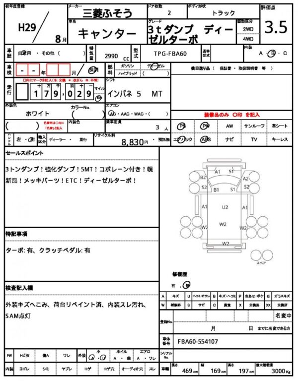 Ref:AUX-18820424 MITSUBISHI FUSO CANTER 2017 - Image 21