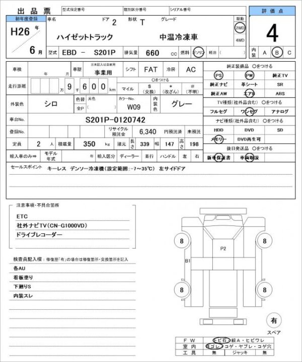 Ref:AUX-18909232 DAIHATSU HIJET TRUCK 2014 - Image 21