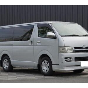 2009 Toyota Regius Ace Van silver gasoline used car Japan export