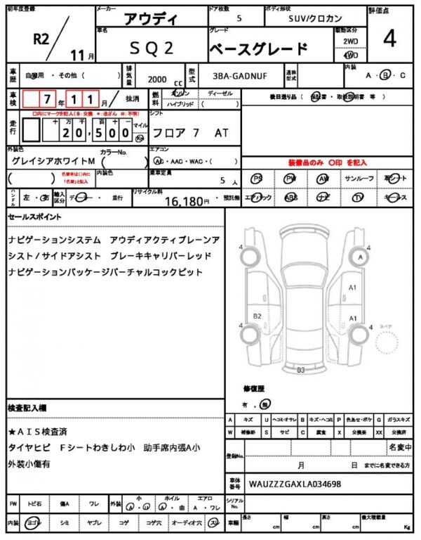 Ref:AUX-18923517 AUDI SQ2 2020 - Image 17
