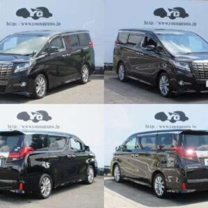 2017 Toyota Alphard G black gasoline used car Japan export