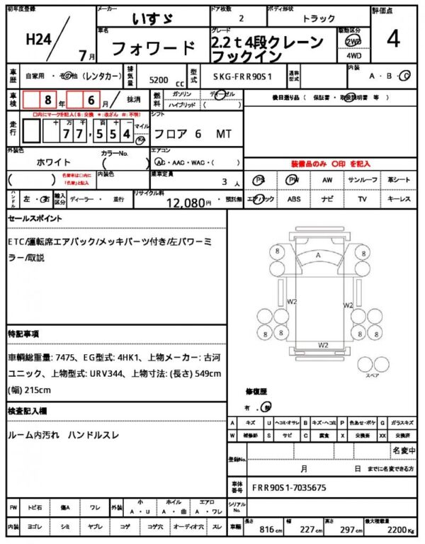 Ref:AUX-18926554 ISUZU FORWARD 2012 - Image 21
