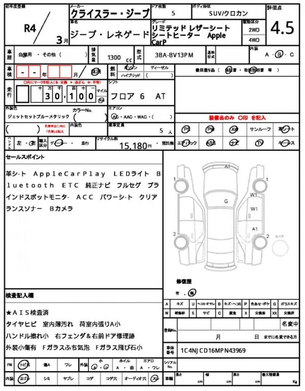 Ref:AUX-18927201 CHRYSLER JEEP JEEP RENEGADE 2022 - Image 17