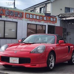 2000 Toyota Mr-S red gasoline used car Japan export