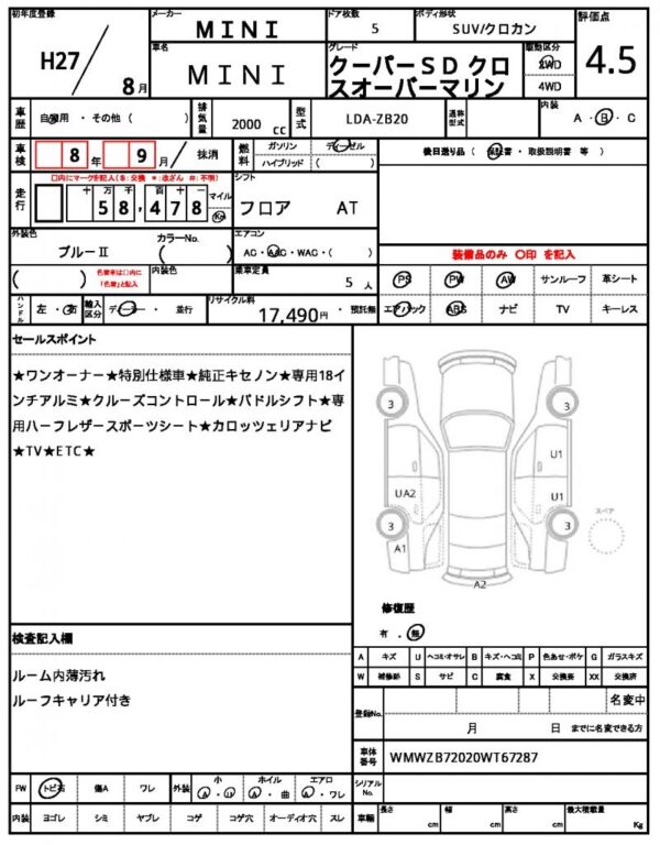 Ref:AUX-18942922 MINI MINI 2015 - Image 7