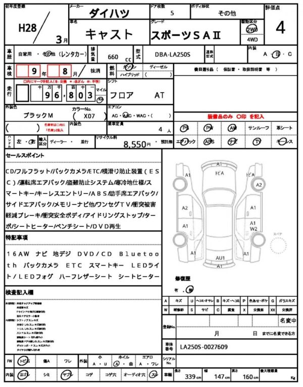 Ref:AUX-18949552 DAIHATSU CAST 2016 - Image 21