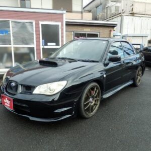 2006 Subaru Impreza black gasoline used car Japan export