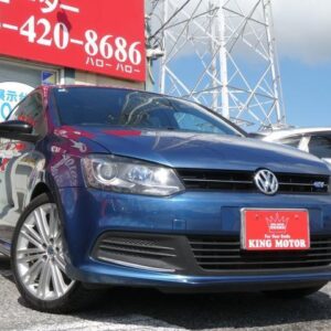 2013 Volkswagen Polo blue gasoline used car Japan export