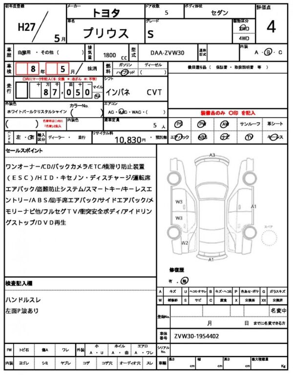 Ref:AUX-18963848 TOYOTA PRIUS 2015 - Image 20