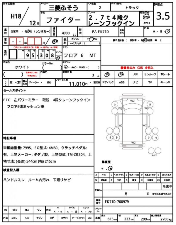 Ref:AUX-19011261 MITSUBISHI FUSO FIGHTER 2006 - Image 21