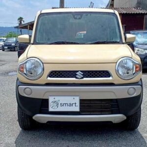 2016 Suzuki Hustler yellow hybrid used car Japan export