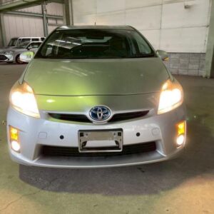 2009 Toyota Prius silver hybrid used car Japan export