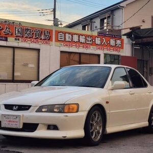 2001 Honda Accord white gasoline used car Japan export