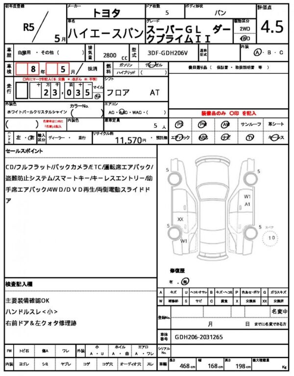 Ref:AUX-19025897 TOYOTA HIACE VAN 2023 - Image 21